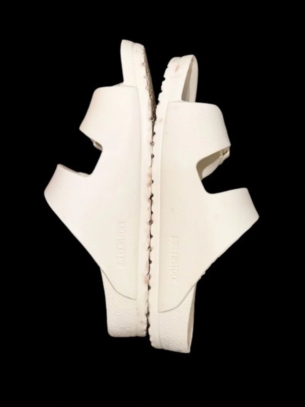 BIRKENSTOCK WHITE EVA Rubber sandals unisex youth girl’s boys size 1